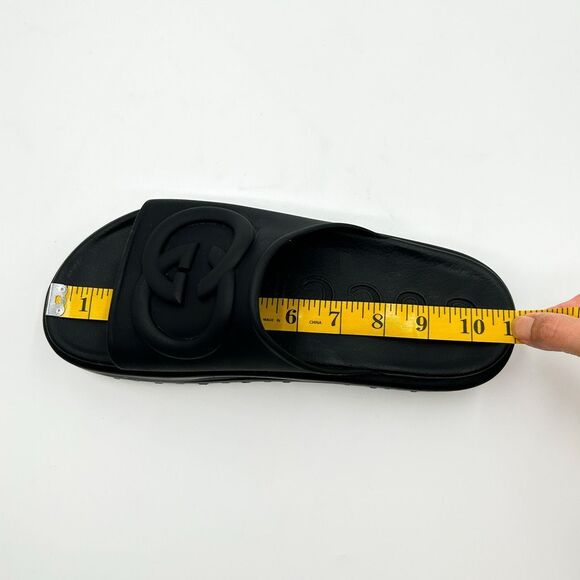 Gucci Interlocking GG Monogram Platform Slides Sandals Eu 41 US 11 - Picture 13 of 13